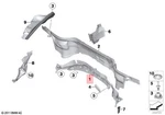 Genuine Mini Cooper R55 R56 R57 Trim Panel Bottom Sect. Of Bulkhead 51712755021. Fixed Price $114.36.