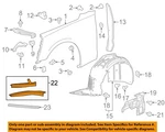 Gm Oem 17-23 Camaro Fender Components-deflector 84234055. Fixed Price $81.73.