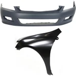 Bumper Cover And Fender For 2006-2007 Honda Accord Front Coupe. Fixed Price $238.10.
