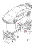 Genuine Audi R8 422 423 427 429 Underbody Trim 420825215b. Fixed Price $19.51.