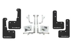 Grimmspeed Black Mud Flaps White Logo Fits 2015-2021 Subaru Wrx & Sti. Fixed Price $149.00.