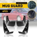 Set Of 4 For Toyota Corolla 2002-2005 Splash Guards Mud Flaps Front & Rear. Fixed Price $24.69.