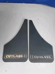 Nos Oldsmobile Cutlass Splash Guards Mud Flaps Pair. Fixed Price $35.00.