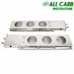 Easy To Install 30" Chrome Mud Flap Hanger 2-1/2" Bolt Spacing For Semi Truck 4". Fixed Price $73.22.
