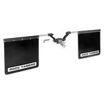 Rock Tamers Llc 00112 3in Hub Mudflap System Matte Black/stainless Steel Trim. Fixed Price $429.99.