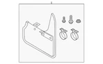 Genuine Volkswagen Splash Guards - Matte Black Rear 3cm-075-101. Fixed Price $77.99.