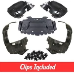 Fender Liner & Under Cover Set W/ Clips For 2009-2014 Cadillac Cts-v Gm1249198. Fixed Price $104.99.