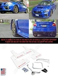 Rally Armor Ur Series White Mud Flaps W/ Red Logo For 2015-2021 Wrx & Sti. Fixed Price $201.88.