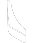 Genuine Ford Splash Guards - Molded Front Pair Ft4z-16a550-aa. Fixed Price $57.00.