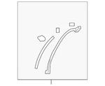 Genuine Toyota Wheel Arch Molding 75874-0r010. Fixed Price $45.71.