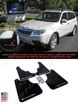 Rally Armor Ur Black Mud Flaps W/ White Logo For 2009-2013 Subaru Forester. Fixed Price $149.99.