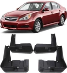 Genuine Full Set Splash Guards Mud Flaps For 2010-2014 Subaru Legacy Sedan Wagon. Fixed Price $34.99.