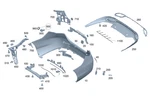 Genuine Mercedes-benz Cover 206-885-20-03. Fixed Price $8.58.