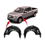 Set Of 2 Fender Liners For Ford F-150 2009-2014 Fo1248138 Fo1249138 9l3z16103a. Fixed Price $105.45.