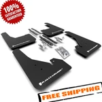Rally Armor Mf67-ur-blk/wh Black Mud Flaps With White Logo. Fixed Price $176.00.