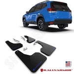 Rally Armor Ur Black Mud Flaps W/ Blue Logo For 2022-2024 Subaru Forester. Fixed Price $179.99.