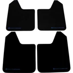 Rally Armor Basic Universal Mud Flaps Set/4 No Hw Black W/ Blue Logo Mf12-bas-bl. Fixed Price $34.10.