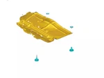 Genuine Ford Floor Pan Splash Shield Jl1z-7222-c. Fixed Price $97.13.