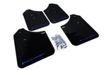 Rally Armor Mf1-ur-blk/bl Ur Mud Flaps W/blue For 02-07 Subaru Wrx/sti/rs/2.5i. Fixed Price $146.50.