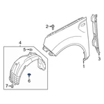 For Kia Optima 2017-2020 84219c2000 Quarter Panel Splash Shield Clip. Fixed Price $18.31.