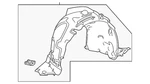 Genuine Mercedes-benz Fender Splash Shield 222-690-23-05. Fixed Price $157.32.