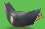 2012-2017 Fiat 500 Rear Left Driver Side Bumper Mud Flap Oem. Fixed Price $49.38.