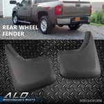 Fit For 2014-2018 Chevy Silverado 1500 Molded Rear Mud Flaps Splash Guards Black. Fixed Price $30.08.