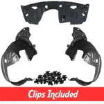 Fender Liner & Under Cover Set W/ Clips For 2011-2013 Honda Odyssey Ho1228142. Fixed Price $99.99.