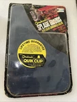 Vintage Nos Groboski Splash Guards Mud Flaps Pair Blue Quik Clip Universal Usa. Fixed Price $19.95.