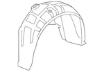 Genuine Gm Passenger Side Rear Wheelhouse Liner 84083944. Fixed Price $243.59.