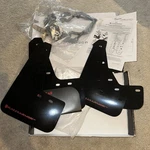 Rally Armor Mf62 Ur Blk/rd Black/red Mud Flaps For 17 23 Tesla Model 3 Awd. Fixed Price $120.00.