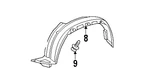 Fender Liner Splash Guard Front Left Genuine Fits For: Lexus Gx460 10 - 13 Oem. Fixed Price $129.99.