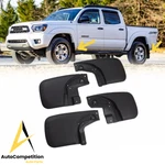 For 2005-2015 Toyota Tacoma Front & Rear Splash Guards Mud Flaps W/fender Flares. Fixed Price $58.95.