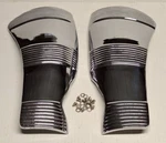 Nos 1941 - 1948 Nash Triple Plated Chrome Stone Guard Gravel Shield Set 42 46 47. Fixed Price $225.00.