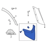 For Ford Explorer 2020-2026 Lb5z16a550ba Rear Mud Flap. Fixed Price $87.52.