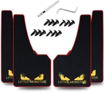 4 Pcs Car Rubber Mudguard Mud Flaps Splash Guards For Sports. Fixed Price $41.14.