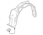 Genuine Honda Fender Splash Shield 74150-t0a-a00. Fixed Price $118.11.