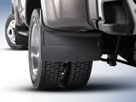 Ford Black Molded Rear Drw Splash Guards Super Duty 2023-2026 W/ford Oval. Fixed Price $90.00.