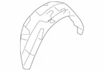 Oem New 10-12 Ford Fusion Hybrid Sedan Sel Sport Wheelhouse Liner 9e5z-5428370-a. Fixed Price $123.22.
