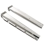 Semi Truck 30 Inch Tapered Straight Mud Flap Hanger 1 1/8 Bolt Stainless Steel. Fixed Price $65.97.