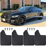 Black 4pcs Front&rear Fender Splash Guards Mud Flaps For Ford Mustang 1996-2024. Fixed Price $33.05.