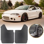 For Mitsubishi Eclipse 4pcs Car Flexible Rally Sport Mud Flaps Splash Mudguard. Fixed Price $33.03.