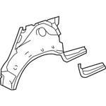 Genuine Mercedes-benz Oe Wheel Well 117-630-05-00-64. Fixed Price $410.56.