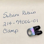 New Replaces Subaru Robin 214-79006-01 Clamp. Fixed Price $15.15.