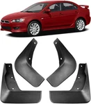 New Full Set Splash Guards Mud Flaps For 2008-2018 Mitsubishi Lancer Gts Evo. Fixed Price $18.49.