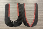 T Sportline Tesla Model Y Carbon Fiber Mud Flaps (set Of 4). Fixed Price $99.95.
