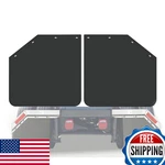 Miaokui 24x24" Angled Semi Truck Mud Flaps Splash Guard Set Of 2, 1/5" Thick. Fixed Price $63.43.