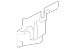 Genuine Mazda Splash Shield Bjs7-56-342. Fixed Price $62.15.