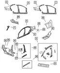 Genuine Mopar Bodyside Aperture Exhauster Right 5291560ac. Fixed Price $13.80.