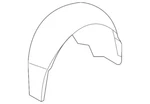 Gm Oem 14-15 Camaro Quarter Panel Components-wheelhouse Liner 22829472. Fixed Price $163.49.